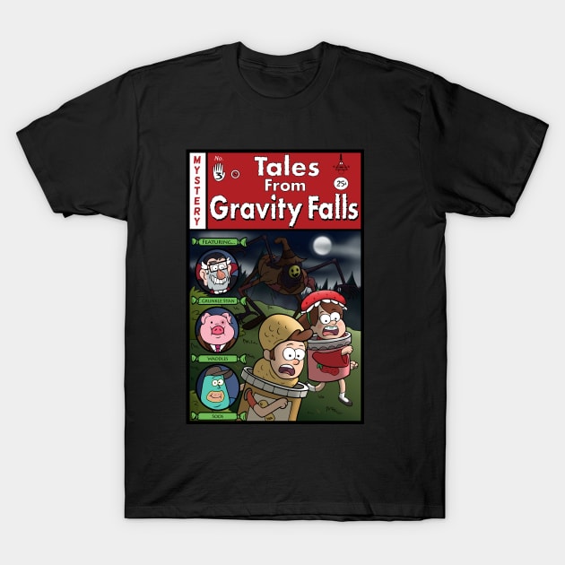 Tales from Gravity Falls T-Shirt by jellysoupstudios